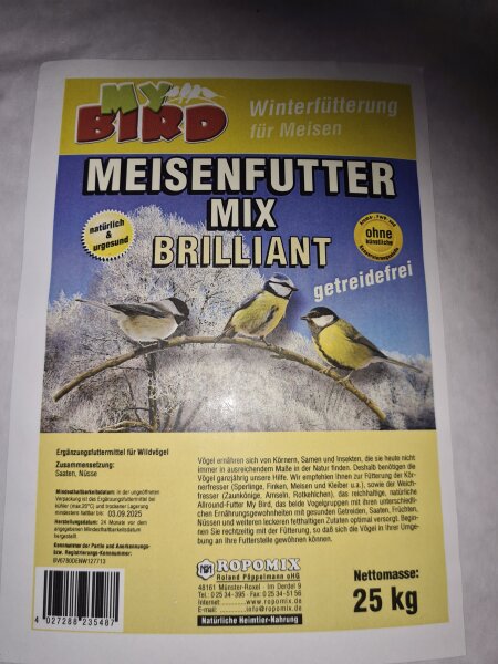 Ropomix Meisenfutter Mix Brilliant 25 kg